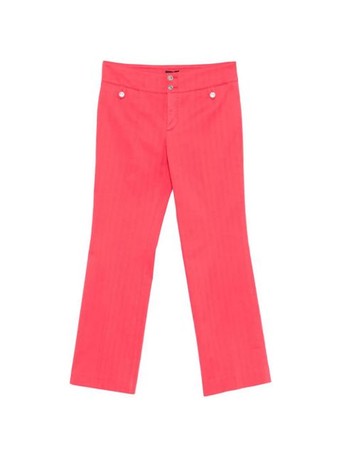 ETRO front-pocket straight trousers - Pink - zdjęcie produktu nr 1