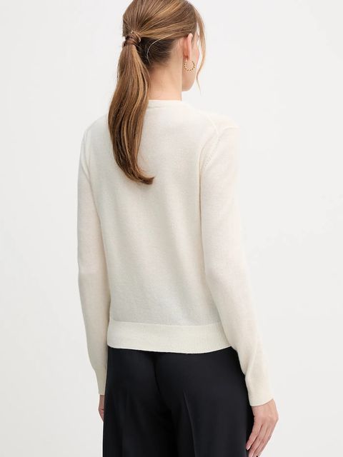 United Colors of Benetton kardigan kaszmirowy damski kolor beżowy 1033D502A