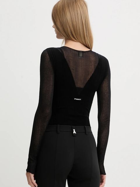 Pinko bluzka z dodatkiem wełny