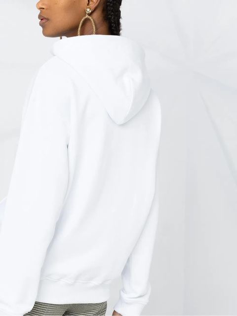 Givenchy logo print hoodie - White