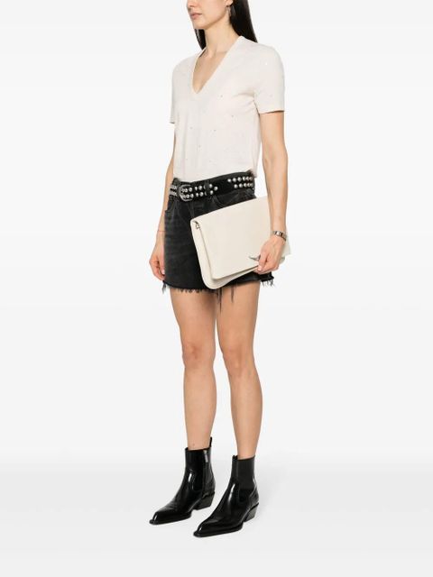 Zadig&Voltaire large Rock Eternal clutch bag - Neutrals - zdjęcie produktu nr 2