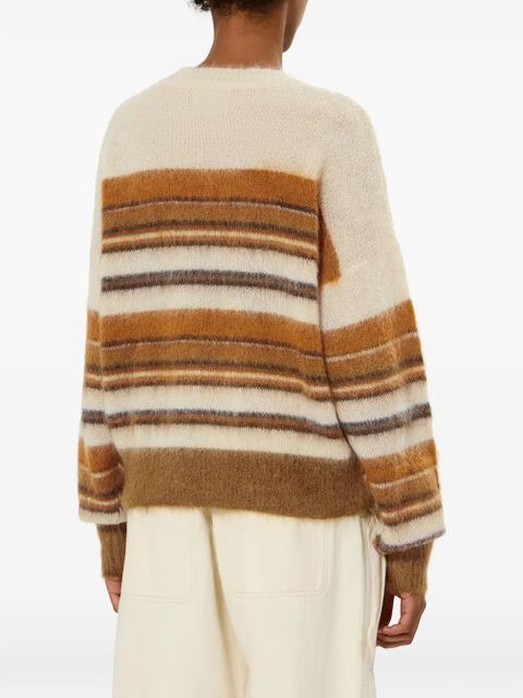MARANT ÉTOILE DRUSSELL striped pullover - Neutrals
