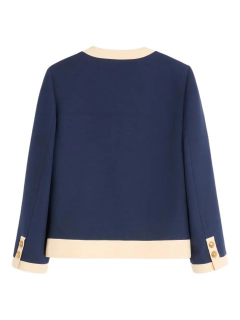 Valentino Garavani two-tone jacket - Blue