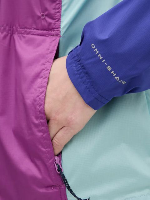 Columbia kurtka outdoorowa Crested Canyon Windbreaker kolor niebieski 2116481