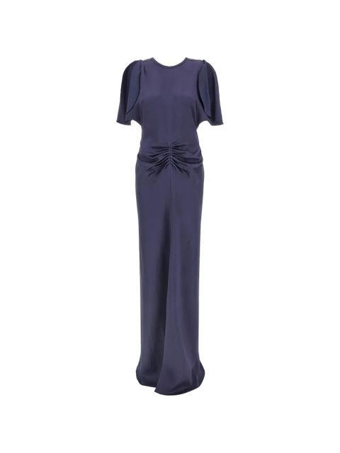Victoria Beckham Isabella draped maxi dress - Blue - zdjęcie produktu nr 1