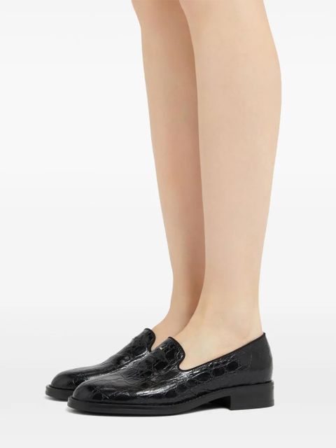 Giuseppe Zanotti Dories leather loafers - Black