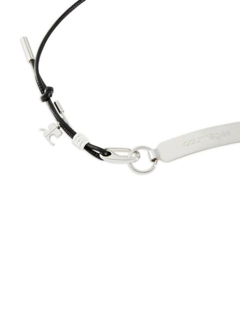 Courrèges Rope choker - Silver