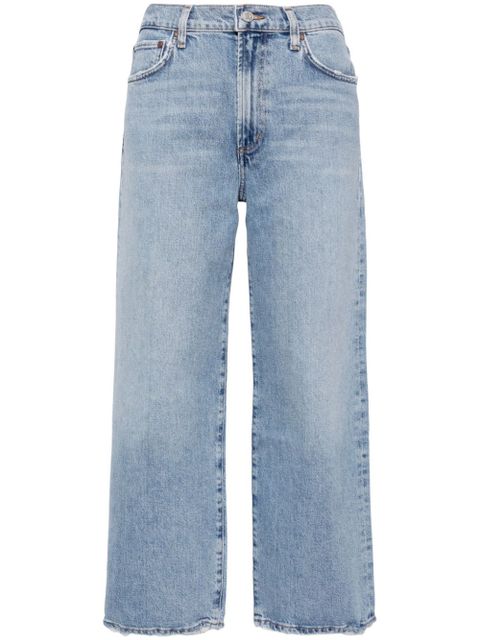 AGOLDE Harper mid-rise cropped jeans - Blue - zdjęcie produktu nr 1