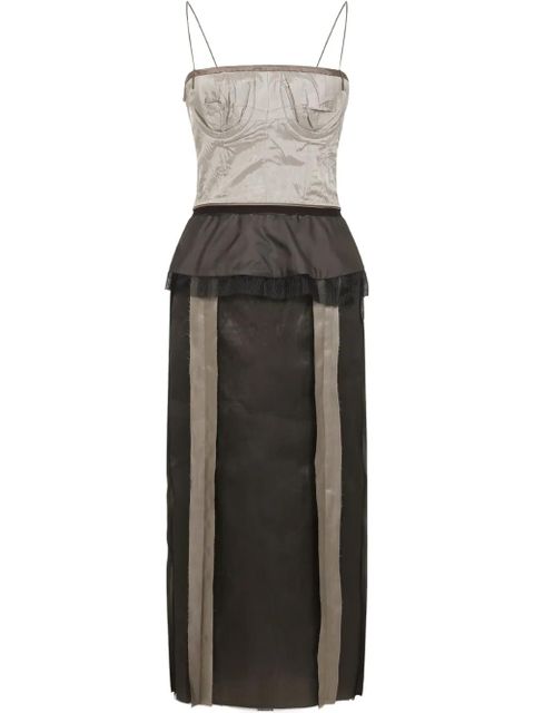 Maison Margiela silk dress - Grey - zdjęcie produktu nr 1