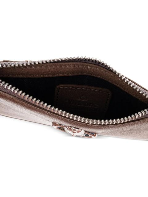 Vivienne Westwood Orb zip-top cardholder - Brown