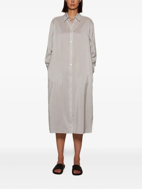 The Row striped shirt dress - Grey - zdjęcie produktu nr 2
