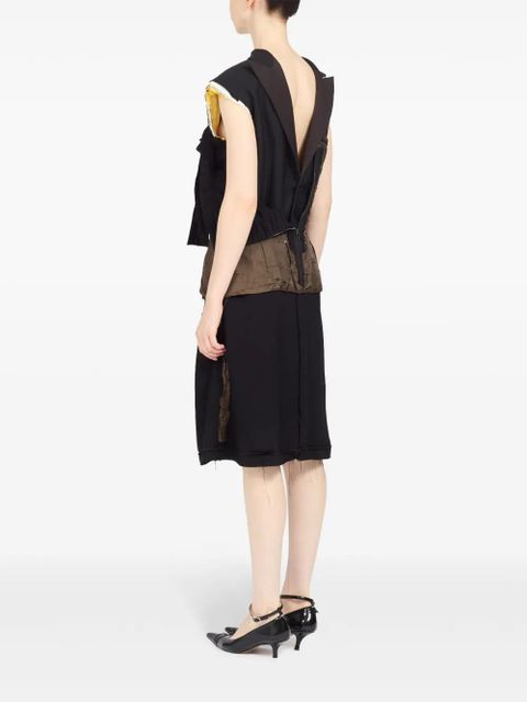 Maison Margiela inside-out effect dress - Black