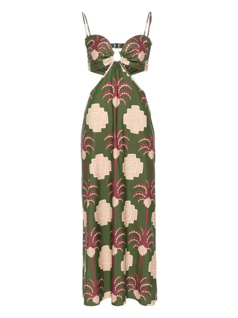 Johanna Ortiz Jungle Geometry midi dress - Green - zdjęcie produktu nr 1