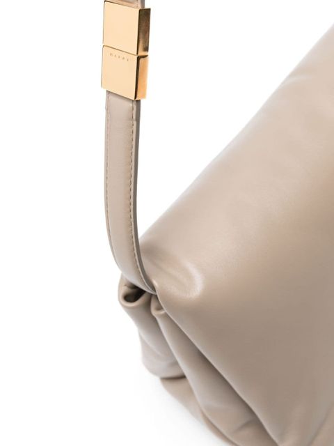 Marni medium Prisma leather crossbody bag - Neutrals