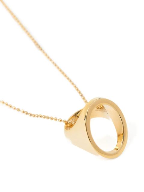 MM6 Maison Margiela ring-charm necklace - Gold
