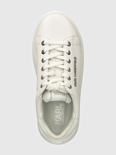 Karl Lagerfeld sneakersy skórzane KAPRI kolor biały KL62525N
