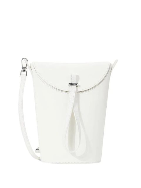 STAUD leather bucket bag top handle - White - zdjęcie produktu nr 1