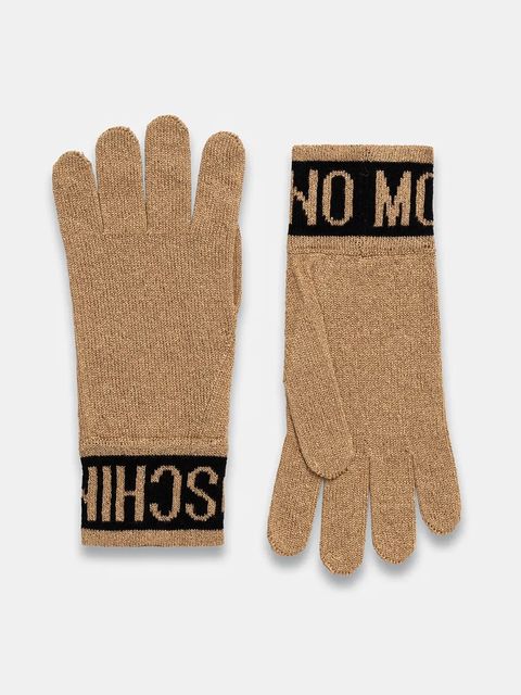 Moschino rękawiczki z domieszką wełny - zdjęcie produktu nr 1