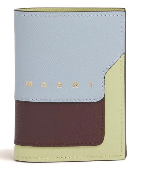 Marni logo-print wallet - Blue - zdjęcie produktu nr 1