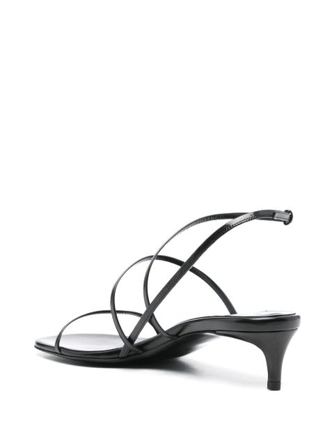KHAITE 35mm Loop sandals - Black