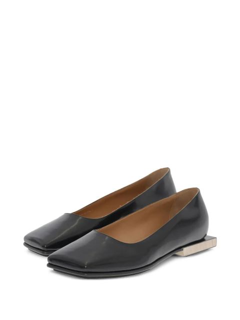 Maison Margiela patent-leather ballerina shoes - Black - zdjęcie produktu nr 2