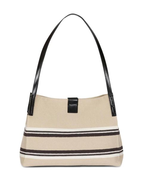 Balmain small Release canvas tote bag - Neutrals - zdjęcie produktu nr 2