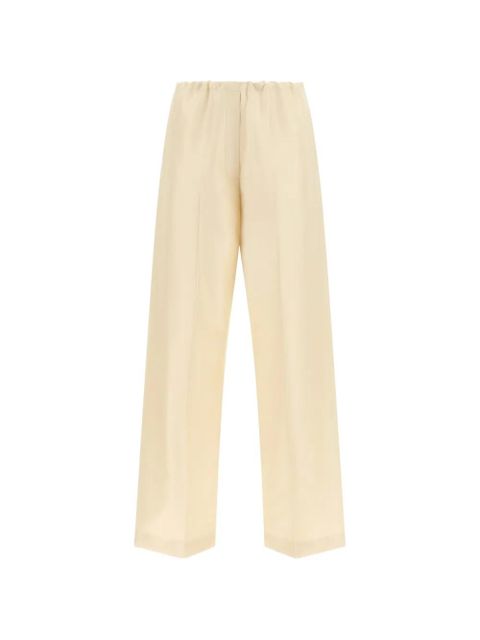 The Row Beta silk shantung trousers - Neutrals - zdjęcie produktu nr 1