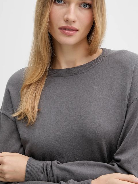 Silvian Heach sweter BENITEZ damski kolor szary GPA25553MA - zdjęcie produktu nr 2