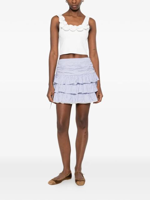 SANDRO floral-appliqué top - White - zdjęcie produktu nr 2