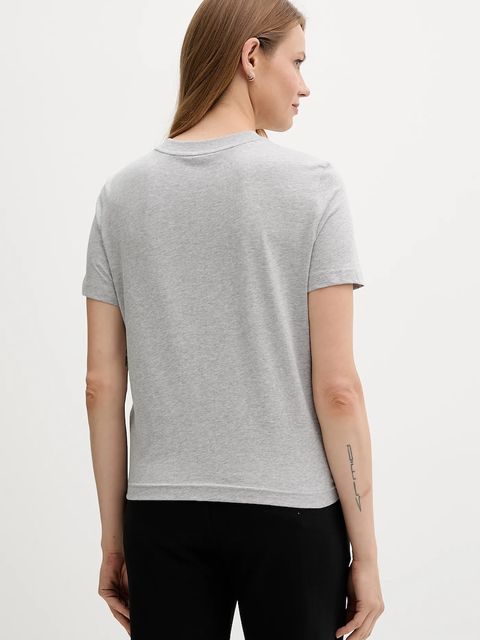 Calvin Klein Jeans t-shirt bawełniany damski kolor szary LV047D210G - zdjęcie produktu nr 2