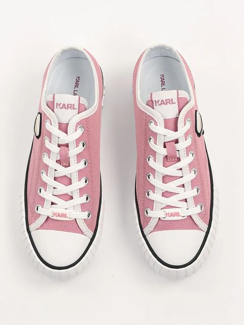 Karl Lagerfeld tenisówki KAMPUS MAX NFT kolor różowy KL60424