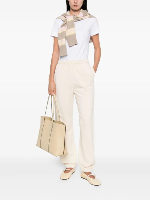 PINKO elastic-ankles cotton trousers - Neutrals - zdjęcie produktu nr 2