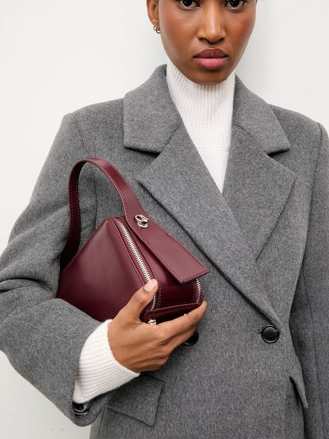 Answear.LAB płaszcz wełniany kolor szary