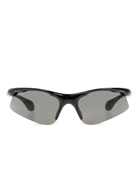 Gucci Eyewear logo-print sunglasses - Black - zdjęcie produktu nr 1