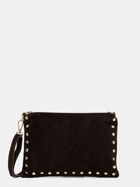 Answear.LAB torebka zamszowa kolor brązowy - zdjęcie produktu nr 1