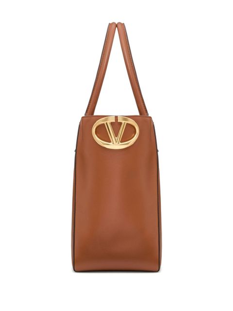 Valentino Garavani VLogo Side tote bag - Brown