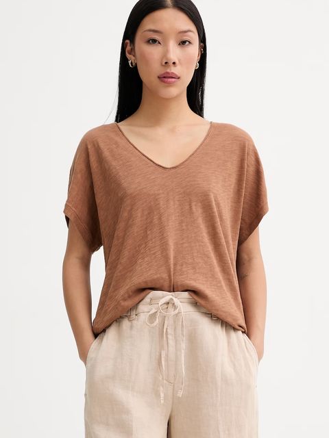 Marc O'Polo T-shirt basic damski bawełniany - zdjęcie produktu nr 1