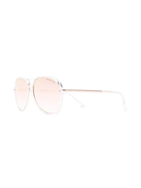 Michael Kors Breckenridge tinted aviator sunglasses - White - zdjęcie produktu nr 2