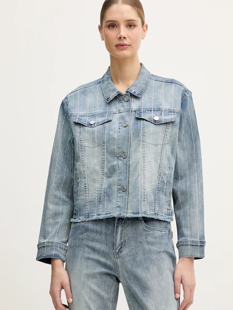 Joseph Ribkoff kurtka jeansowa kolor niebieski przejściowa 261958 - zdjęcie produktu nr 1