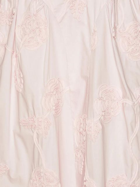 ROTATE BIRGER CHRISTENSEN flower midi dress - Pink