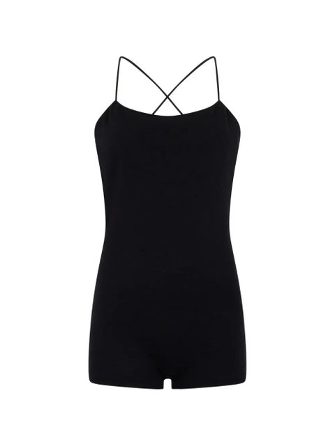 Valentino Garavani criss-cross-strap playsuit - Black - zdjęcie produktu nr 1
