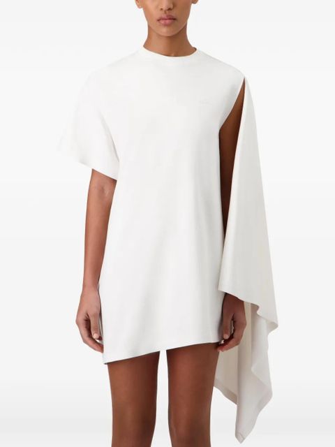 Coperni asymmetric mini dress - White