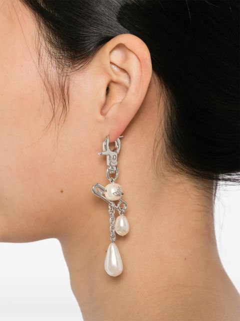 Vivienne Westwood Claude Long earrings - Silver - zdjęcie produktu nr 2