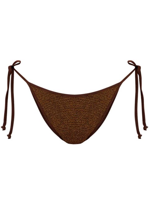 Bond-eye Anisha tie bikini bottoms - Brown - zdjęcie produktu nr 1