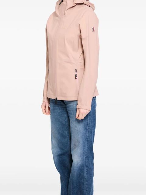 Moncler Grenoble hoodded logo-detail jacket - Pink - zdjęcie produktu nr 2