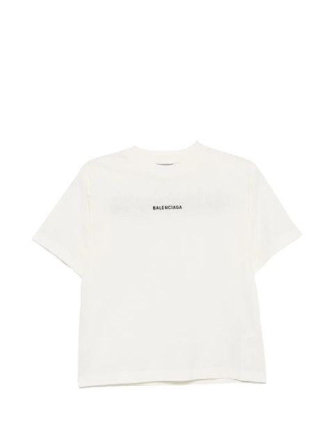 Balenciaga logo T-shirt - Neutrals - zdjęcie produktu nr 1