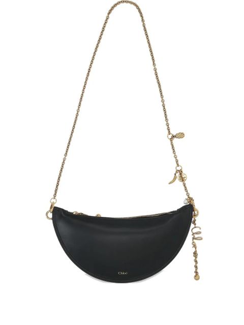Chloé crescent-shaped chain shoulder bag - Black - zdjęcie produktu nr 1