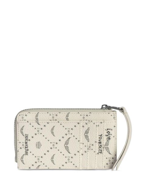 Zadig&Voltaire monogram card holder - White