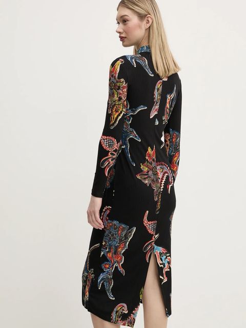 Desigual sukienka MELTED PAISLEYS_LACROI - zdjęcie produktu nr 2