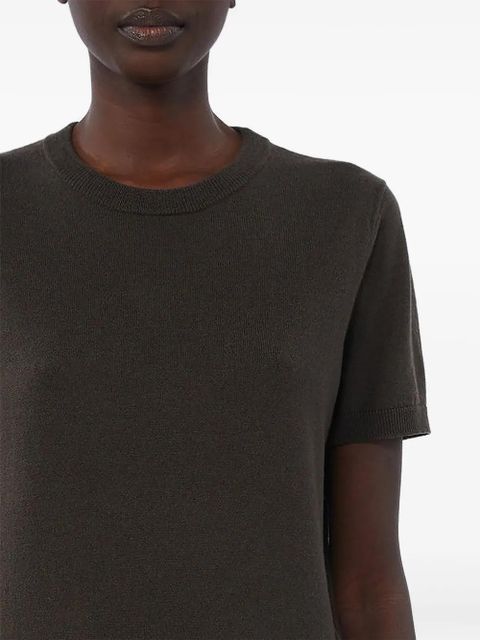 Max Mara crew-neck T-shirt - Brown - zdjęcie produktu nr 2